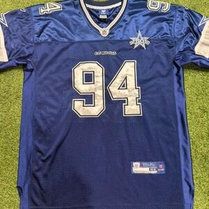 Dallas Cowboys DeMarcus Ware blue jersey Size L #NFL #gridiron